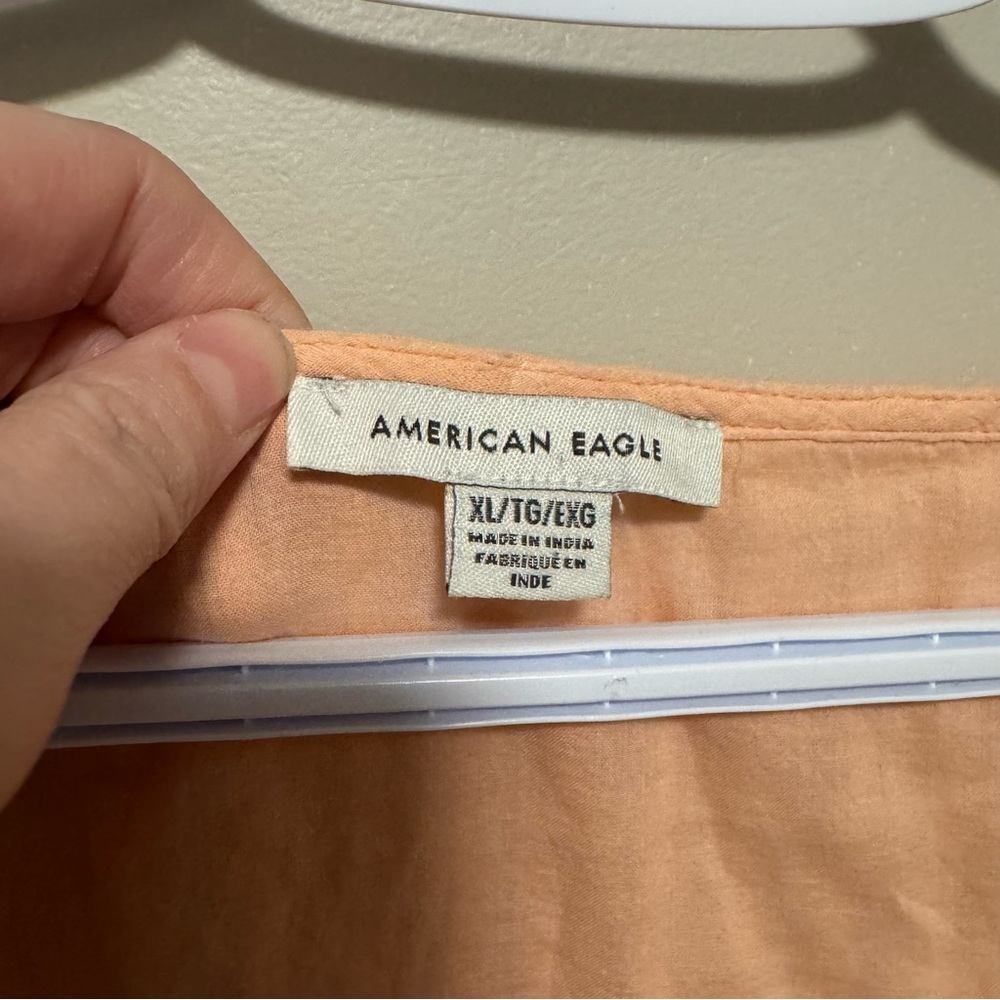 American Eagle Peach Babydoll Top - Women’s XL - Picture 6 of 9
